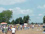 The west entrance to the campgrounds